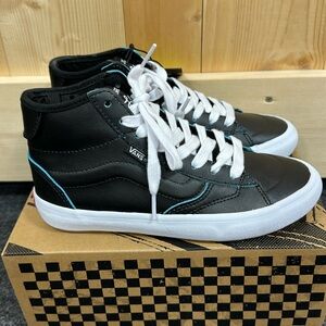 VANS The Lizzie Sneaker Shoe Casual Women’s 5.5 Wearaway Black Blue Off The Wall